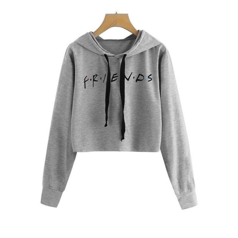 Print Womens Friends Hoodie Hoody Sweatshirt Ladies Pullover Sweater Jumper Hot