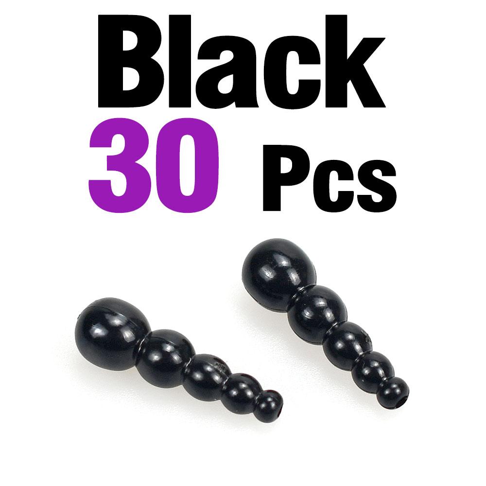 30Pcs Fishing Beads Lures Tackle Kit Inline Spinner Rig for Trout Walleye Perch Lure Making Supplies Fishing Accessories