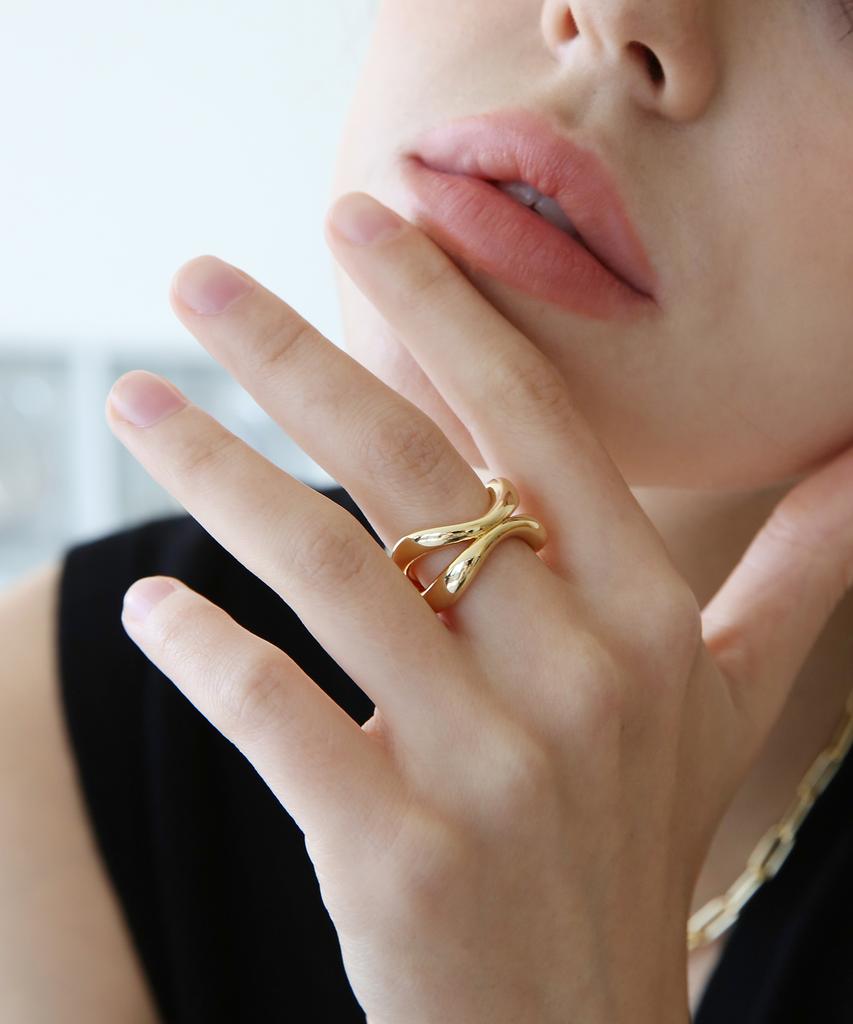 Lazydawn Double Layered Bold Ring R027