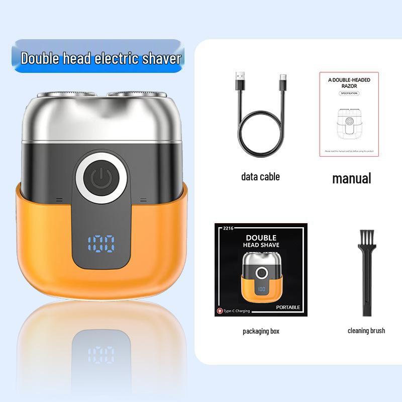 Мужская аккумуляторная электробритва для трансграничного использования - Ультрачистая, моющаяся бритва для бороды и тела