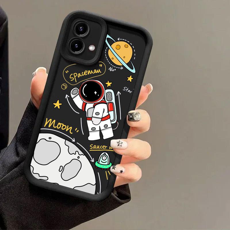

Spaceman Phone Case for Motorola Moto Edge 40 NEO 50 Pro 60 Fusion G05 G14 G24 G32 G35 G52 G53 G60 G75 G84 G85 Astronaut Cover Moto E40