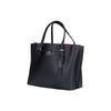 Mollie Große Kapazität Leder Tote Einkaufstasche Schulter Crossbody Handtasche Damen Tote Schwarz C4084-IMF2L