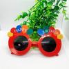 Creative Party Photo Props: Funny Cake & Christmas Birthday Glasses