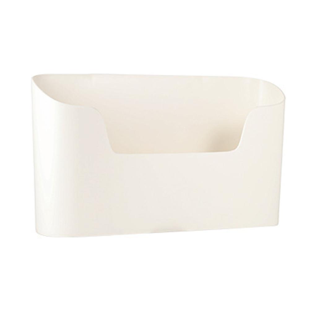 Wall Mounted Storage Box Punch Free Aluminum Foil Plastic Wrap Organizer Rack Holder for Kitchen