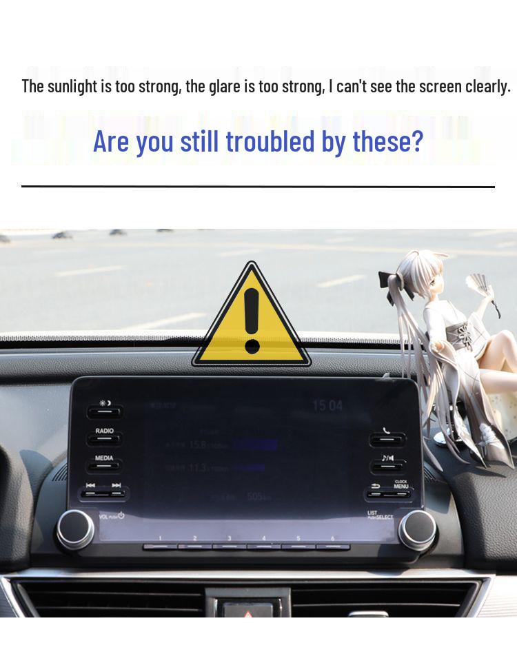 Universeller Auto-Sonnenschutz für GPS-Navigationsdisplay - Sonnenschutz für Trumpchi GS4