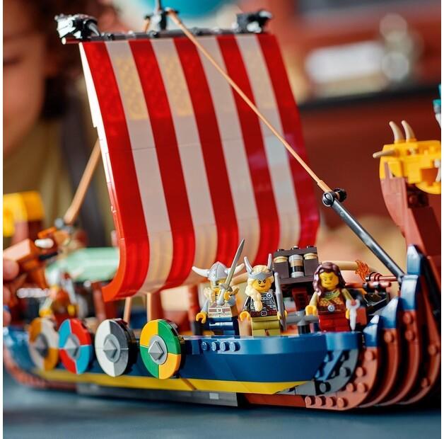LEGO Creator 31132 Navă vikingă și șerpi din Midgard
