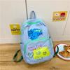 Schoolbag Korean version niche personalized graffiti backpack female small fresh leisure student class schoolbag large capacity commuter bag