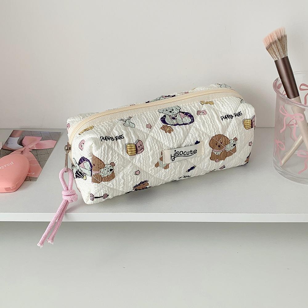 Cartoon Pencil Case Multifunctional Desktop Stationery Organizer Pouch New Cosmetic Bag Student