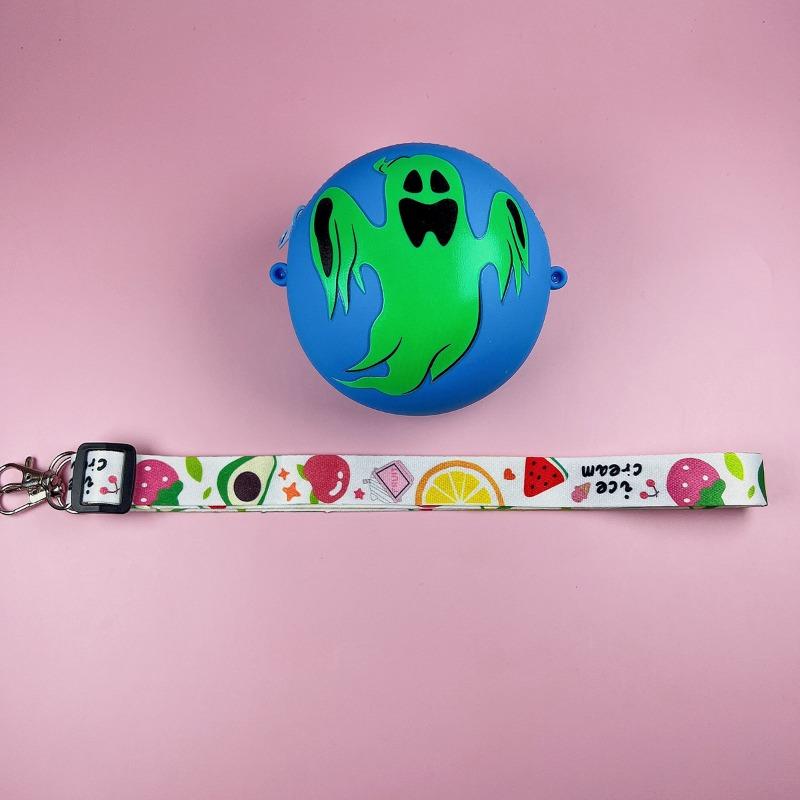 

Круглая детская сумка через плечо для монет, симпатичная силиконовая сумка для хранения, сумка для монет королевский синий