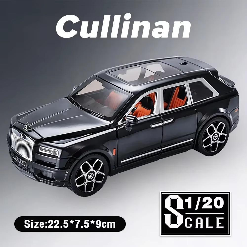 1:20 Rolls Royce Cullinan Alloy Diecast Motor Home Model Toys Car Doors Opened Sound Light Pull Back Vehices Kid's Birthday Gift