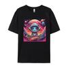 Alien City Retro Tshirt Funny Gift Space Enthusiasts TShirt Fashion Casual T Shirt Cotton Unisexs Tops Tees