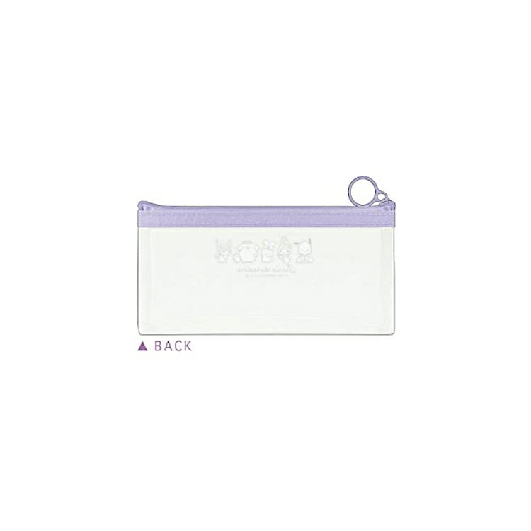 Kamio Japan Sanrio Characters Clear Flat Pencil Case [012959]