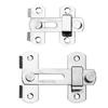 1SET Thickened Stainless Steel Door Buckle Latch 90 Degree Sliding Door Lock Household Pet Cage Door Bolt Right Angle Lock
