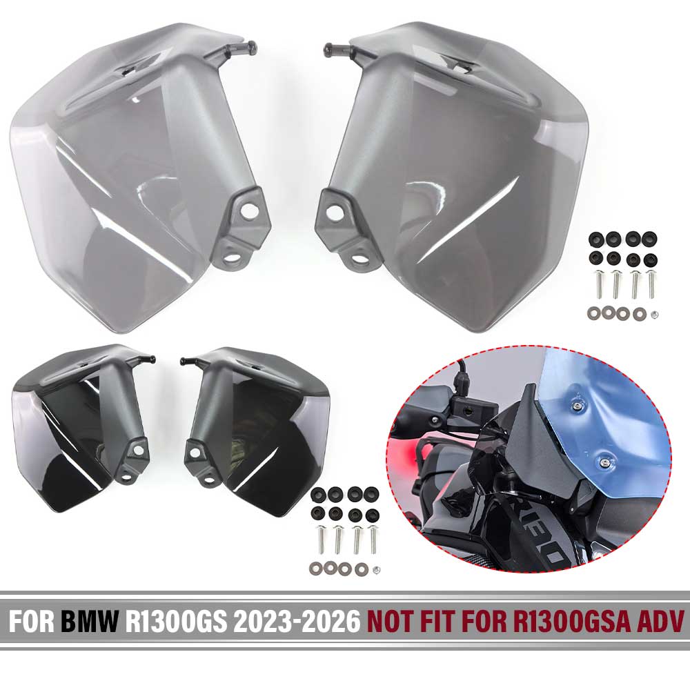 For BMW R1300GS R 1300 GS 2023-2026 Windshield Bilateral Air Deflectors Motorcycle Tank Side Wind Deflector Spoiler Windscreen