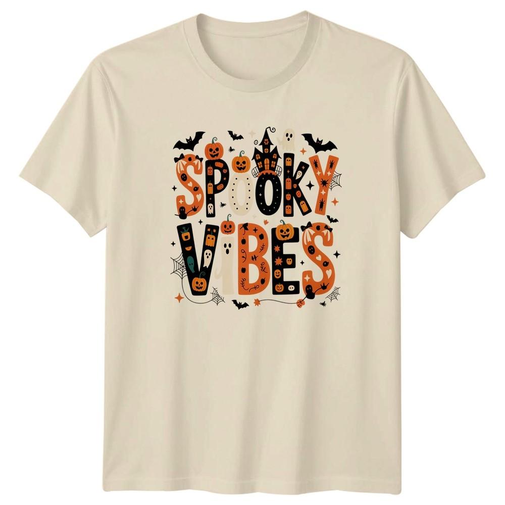 Spooky Vibes TShirt Spooky Season Halloween Halloween Gift For Him And Her