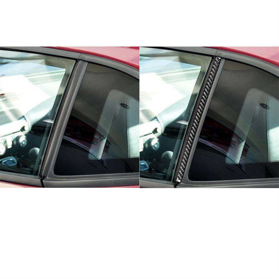 For Chevrolet Camaro 2010-15 Carbon Fiber A/B Pillar  Door Handle Oil tank Trim Cover Kit  Left-hand-drive only