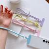Adjustable Lanyard Hanging Rope Hand Wrist Strap for Mobile Cell Phone Universal Short Keychain Colorful Security Wristband