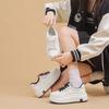 New platform women's shoes spring versatile sports casual shoes heightening lace-up lightweight lace-up board shoes