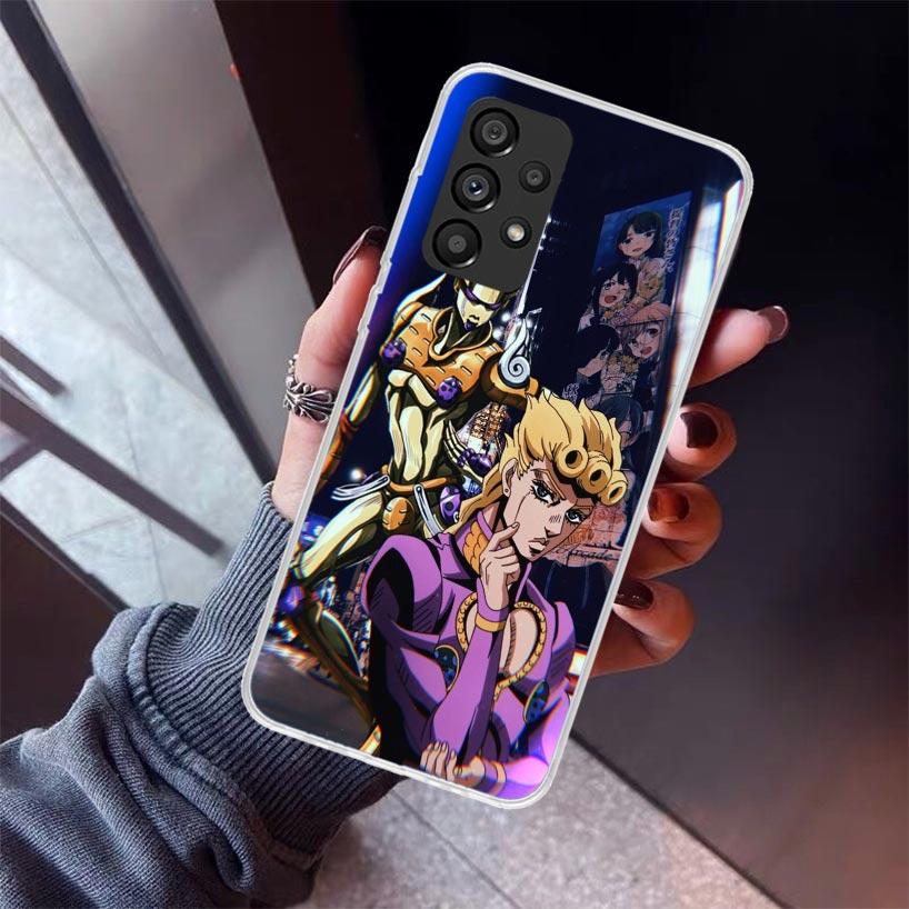JoJo Adventure Giorno Giovanna Phone Case For Samsung Galaxy A17 A57 A37 A16 A26 A36 A56 A15 A25 A35 A55 A14 A13 A54 A53 A34 A24