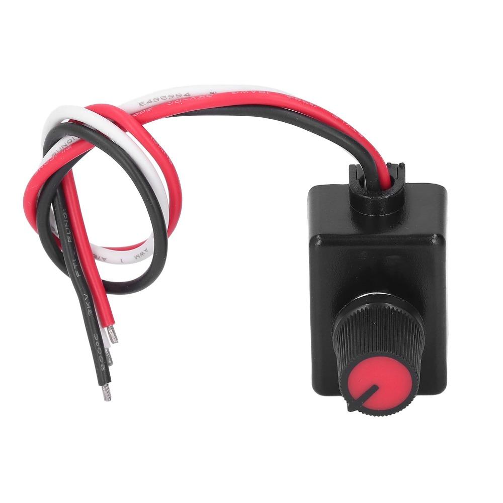Easy 12-24V DC Dimmer Knob Controller Mini Size Rotary Knob PWM Dimmer ABS Rotary Switch Boat Interior