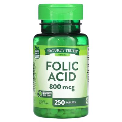Folsäure, 800 mcg, 250 Tabletten