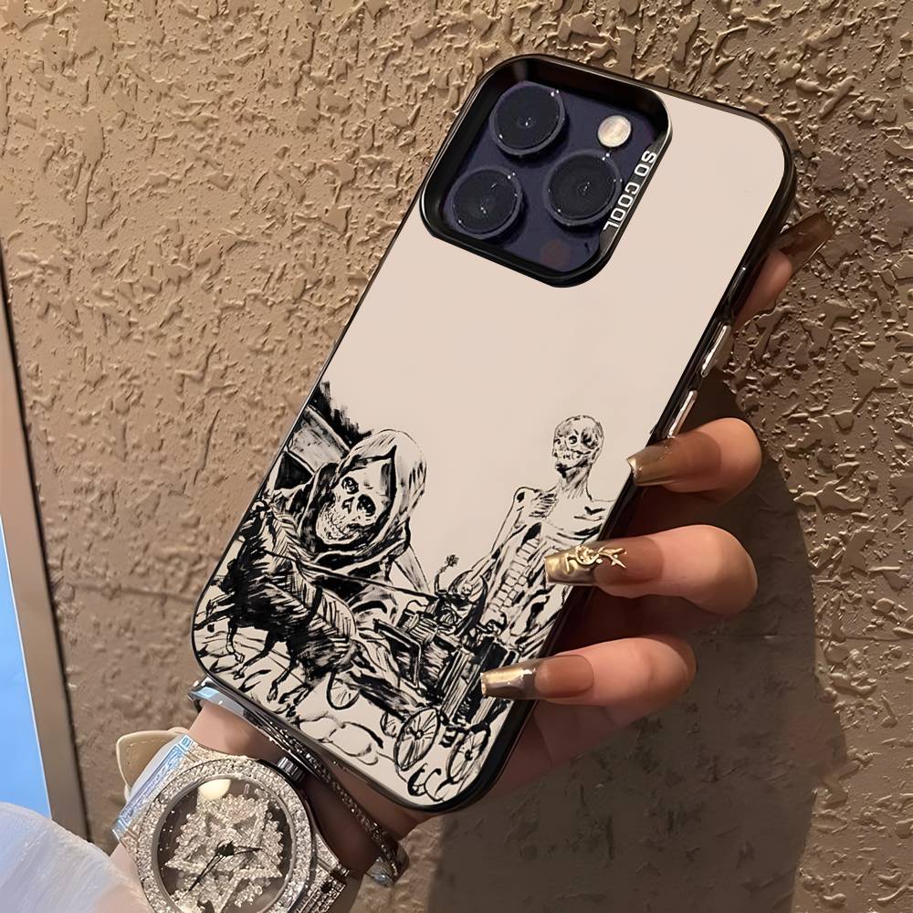 

A-Avenged S-Sevenfold Рок Чехол для телефона для iPhone 16,15,14,13,12,11,Pro,XS,Max,Plus,Mini,SE Черный Конфетный Матовый Ударопрочный Чехол iPhone11