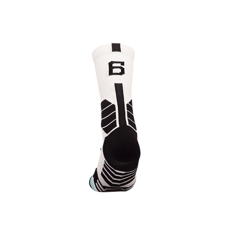 Basketballsocken für Erwachsene aus atmungsaktivem Nylonmaterial für sportliche Leistung und Feuchtigkeitstransport