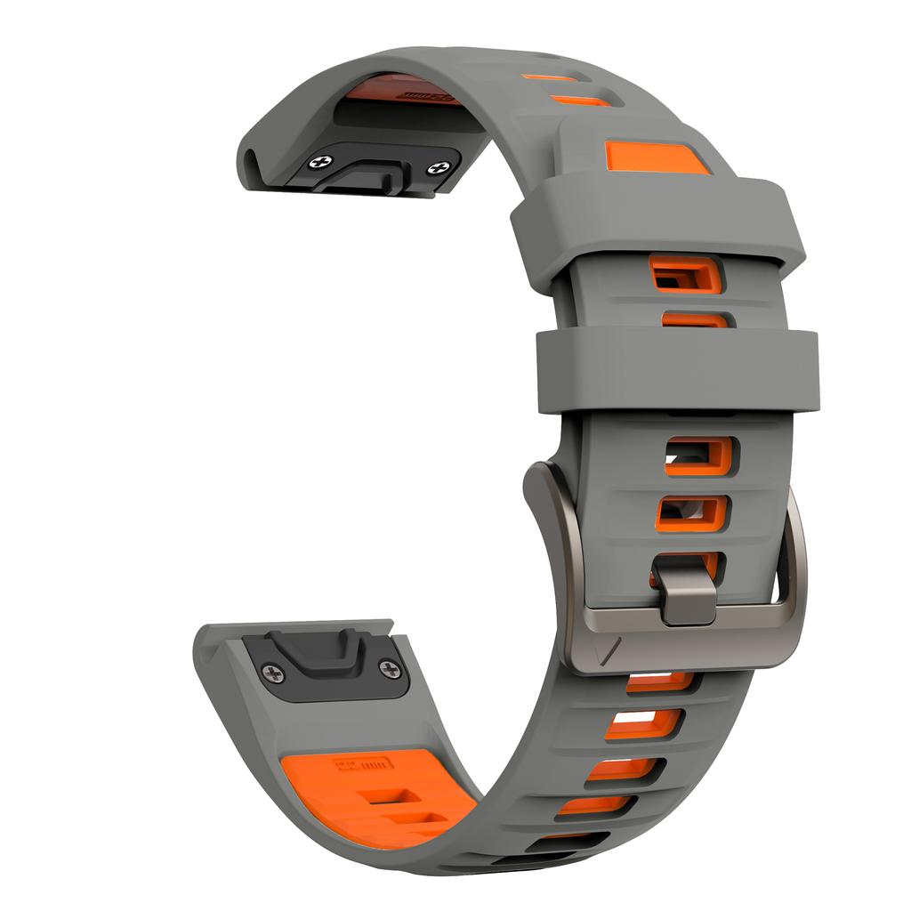 QuickFit 22mm 26mm Silicone Strap For Garmin Fenix 8 E 7X 7 6 6x Pro Solar 5x /Epix/Forerunner 965/Instinct 3 2X/Enduro 3 2 Official Band