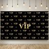 1 VIP Photography Background Royal Crown Black Gold Graduation Ball Birthday Party Banner Photo Studio Image Background