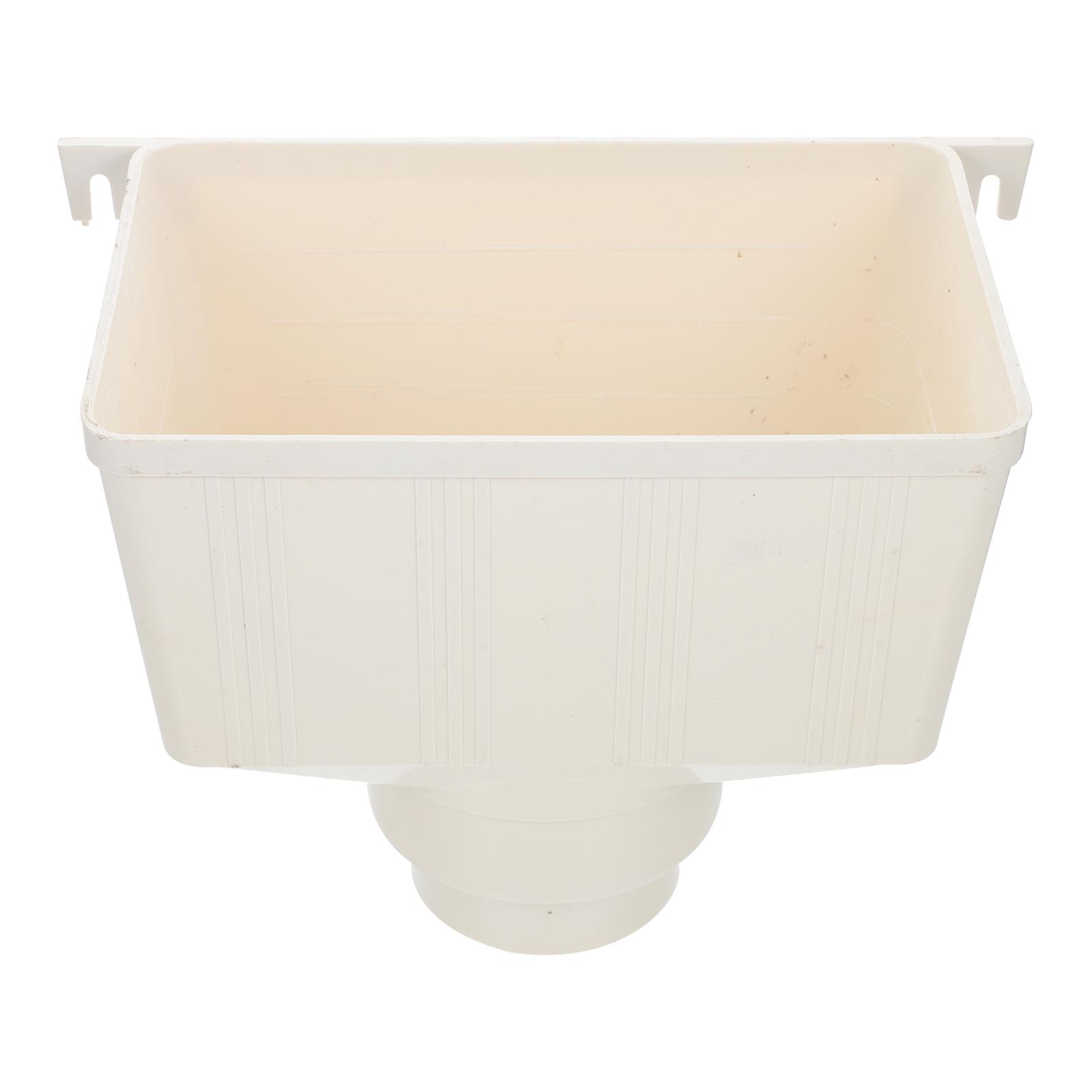 

110mm Pvc Drainage Pipe Rainwater Gutter Connector Downspout Bucket Accessory Outdoor Household Merchandises Water Diverter белый