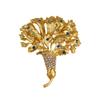 Medieval Flower Brooch Versatile Diamond Retro Bouquet Brooch With Accessories