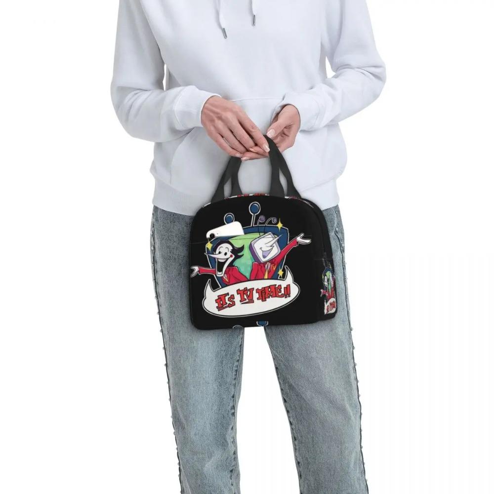 Deltarune Mr Tenna's TV Time Insulated Lunch Bag for Women Children Leakproof Food Boxes Thermal Lunch Box Tote