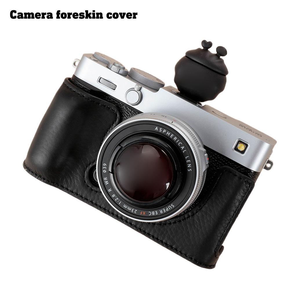 

For Fujifilm XE5 Case Retro Leather Half-cover Body Camera Cases For Fujifilm XE5 Camera Protector