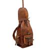 Leather Bag Backpack Laptop Men's Genuine Rucksack Travel Vintage Brown New