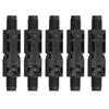5 Sets Solar Branch Connectors UV Protection Male Female Header Board End Connector