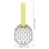 1 set Cat Litter Scoop Heavy Duty Abs Wide Mouth Design Pet Waste Removal Tool Durable Litter Cleanup For Cats Small Large Pets