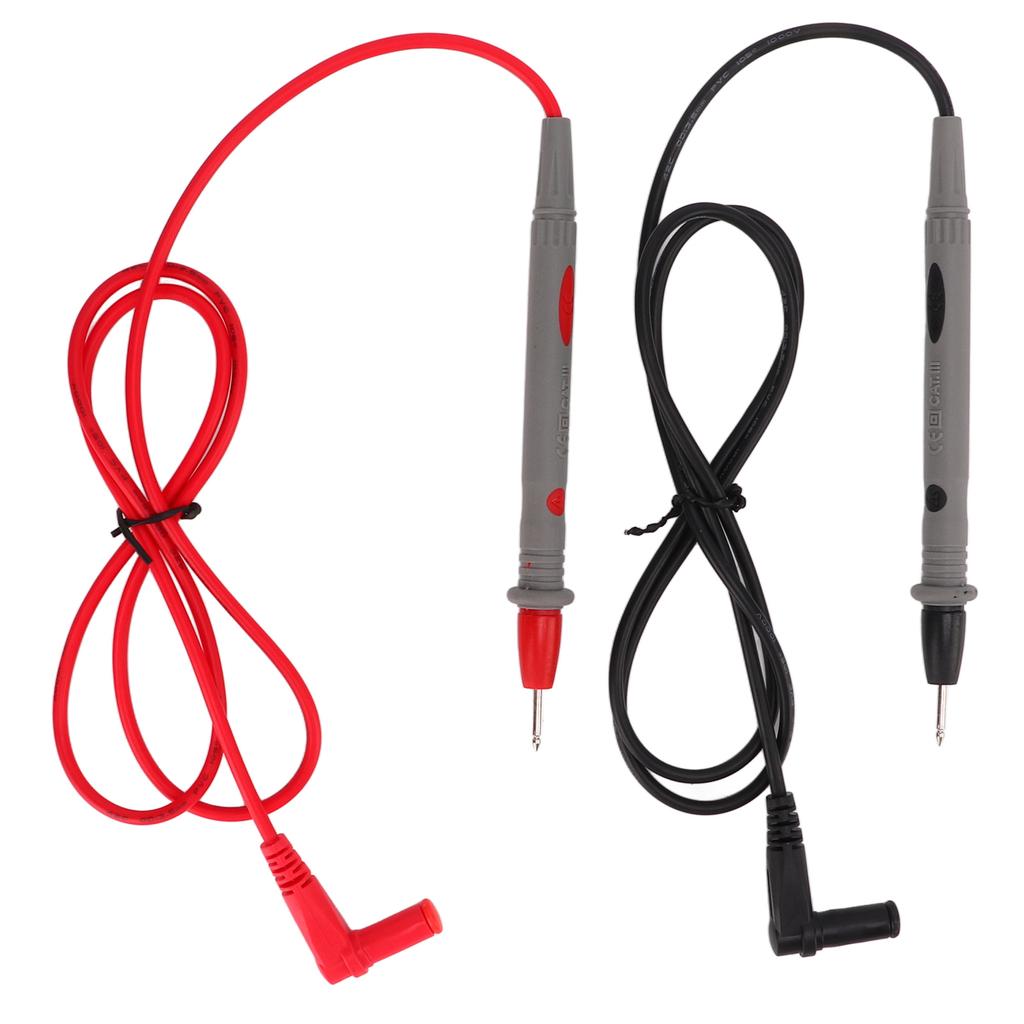 5pcs set 1000V 10A Multi Meter Probe Wire Pen Anti Oxidation Ammeter Test Cord Red Black