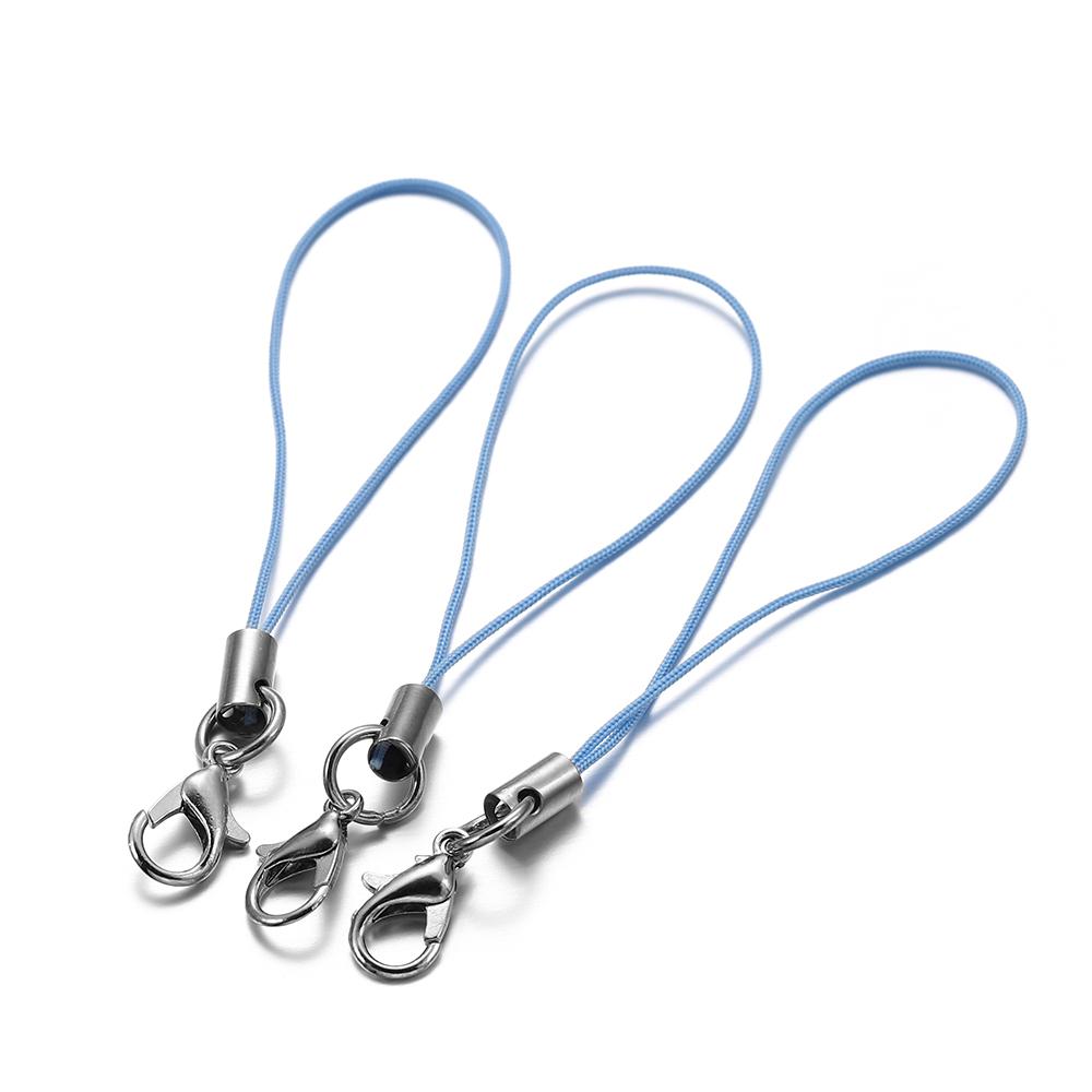 20/50/100Pcs Lanyard Lariat Strap Cords Lobster Clasp Rope Keychain Hooks Mobile Set Charms Keyring Pendant Key Ring Accessories