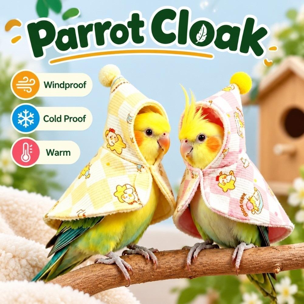 Thickened Bird Cape Cold Proof Bird Costume Cute Bird Winter Jacket Outdoor