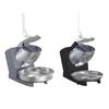 Electric Snow Cone Maker Ice Crusher Machine with Safety Protection Ergonomic Handle Design Shaved Ice Machine with Cover