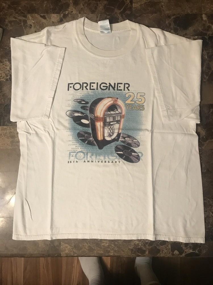 Vintage Foreigner Jukebox Hero Concert T-shirt Size S to 5XL NZ144 FREE SHIPPING Unisex T-Shirt XL
