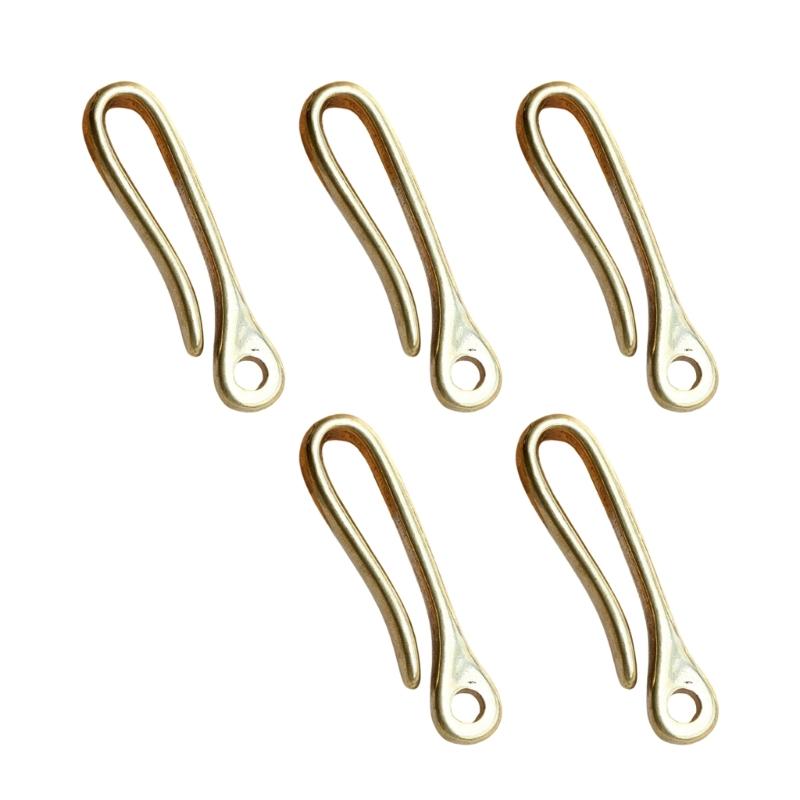 Versatile Key Organizers Clip Crafted of Solid Brass U Shape Designs Accessory for Secure Attachment On Clothing