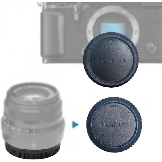 Camera Body and Rear Lens caps Compatible with FX Camera X Mount X-pro1 X-E1 Body and Lenses (FX Camera Body) FX Camera Body