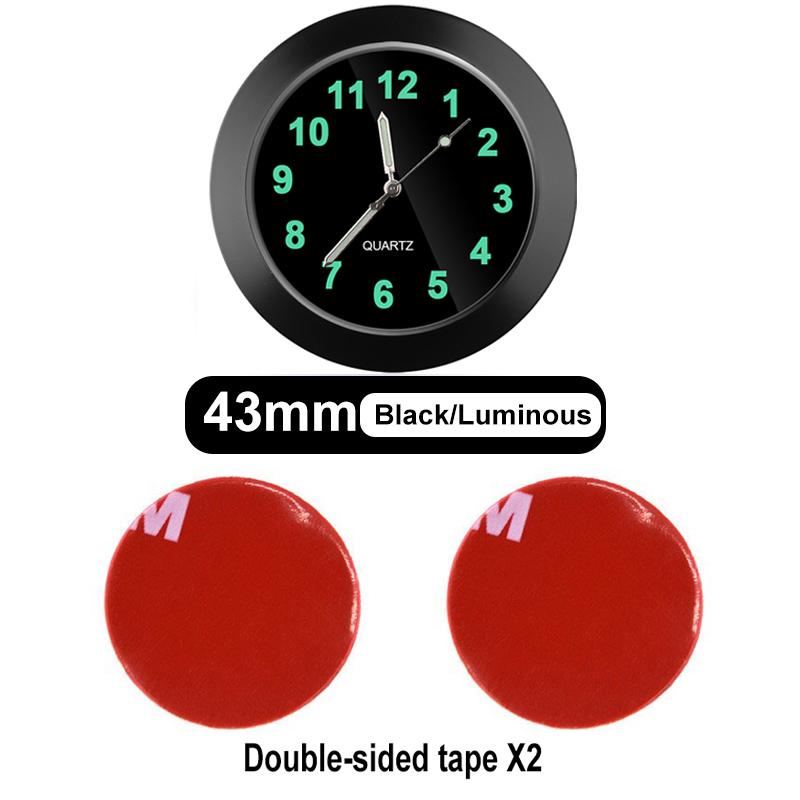 

Luxury Car Dashboard Clock - Premium Mini Quartz Clock for Car Interior, Modern Design Automotive Decor Accessories золотой