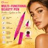Double Headed Freckle Stamp Eyeliner Pen, Long Lasting, Waterproof and Sweat Resistant. Can Create Cute and Playful Summer Makeup Look.