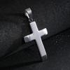 Kalen New Link Chain Homme Cross Choker Stainless Steel 36*25mm Pendant Necklaces For Men Party Jewelry Collares Kolye
