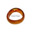 Resin Round Wide Bracelet Exaggerated Retro Geometric Bangle Unique Irregular Acrylic Bangle  Women