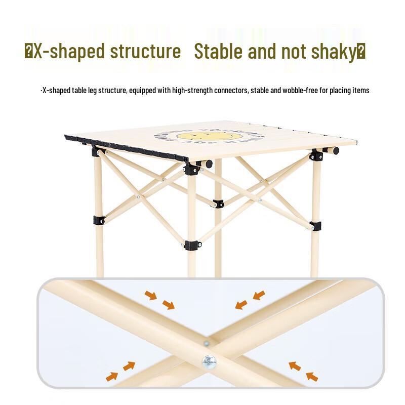 Cuoshan SMILEY Outdoor Folding Table and Chair Set