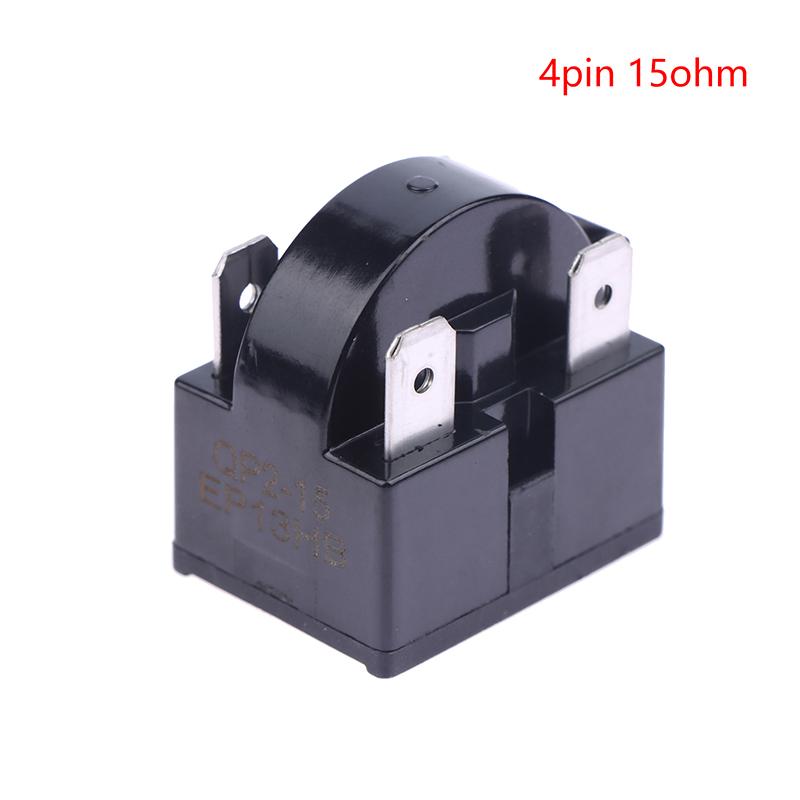 1 Stück Kühlschrank PTC Starter Relais 1/2/3/4 Pins Kompressor Überlastschutz Kühlschrank PTC Startrelais Zubehör