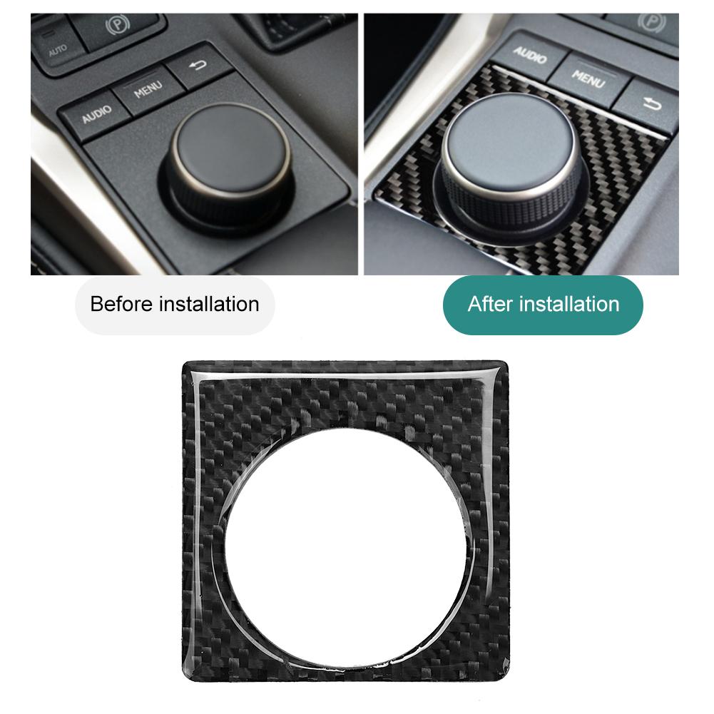 Car Knob Trim Cover Sticker Fit for Lexus NX 200 200t 300h 14 19